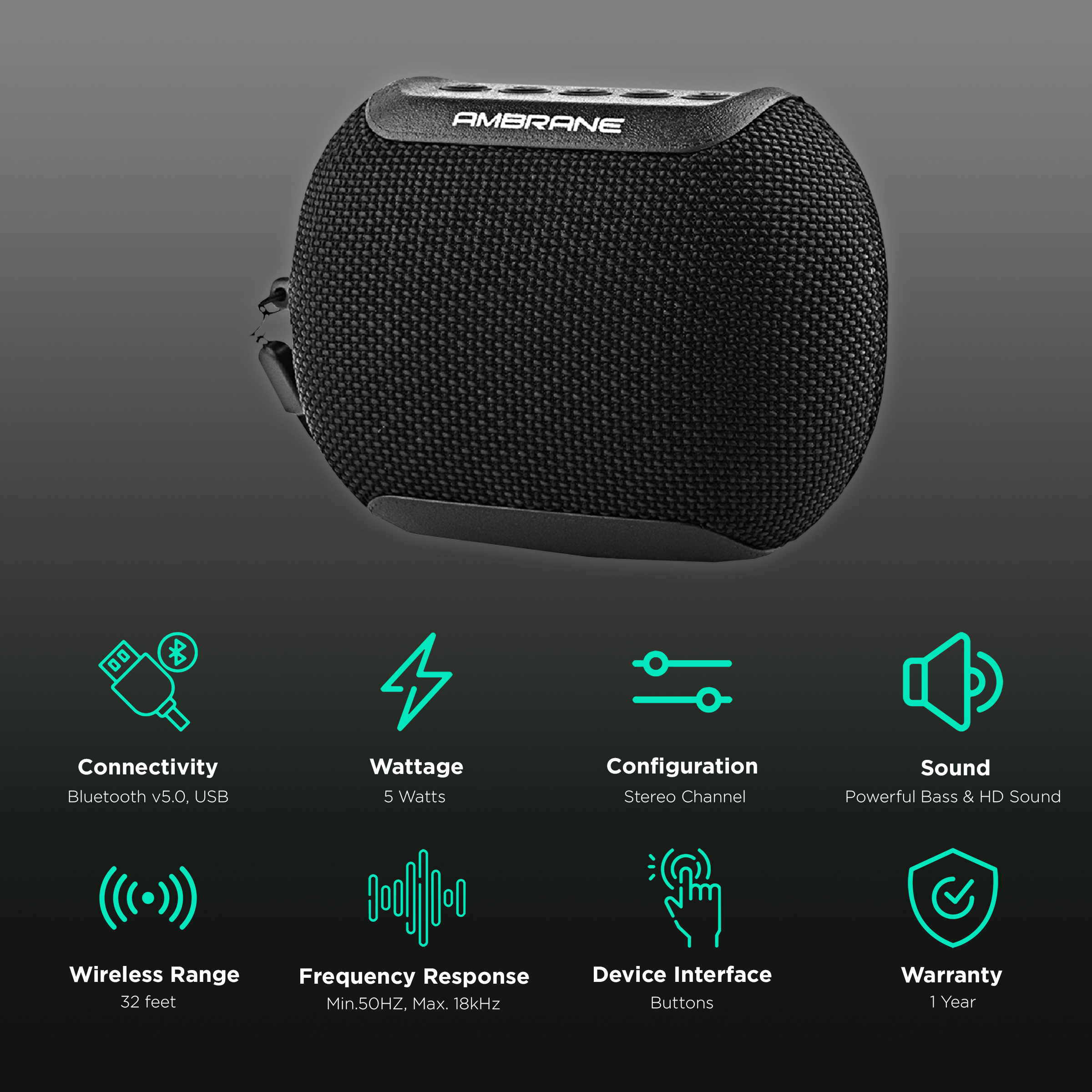 Ambrane best sale bluetooth speaker